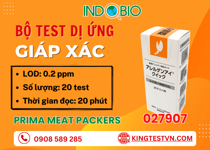 Bộ test dị ứng giáp xác 027907
